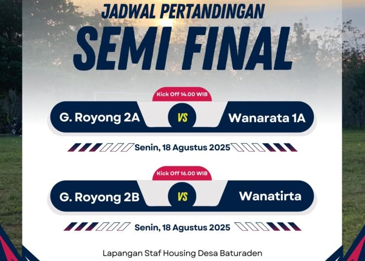 Laga Semi Final Batu Raden Cup 2025